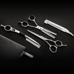 CISEAUX KIT ECOLE XANI Offset  1 DROIT+1 SCULPTEUR + 1 RASOIR + RASOIR STYLING
