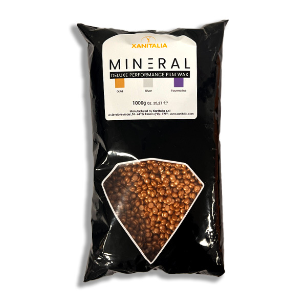 Cire à épiler sans bandes Mineral Gold Deluxe 1kg