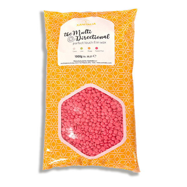 Cire à Épiler Jetable Sans Bandes Multidirectionnelle Fruit de la Passion 1kg