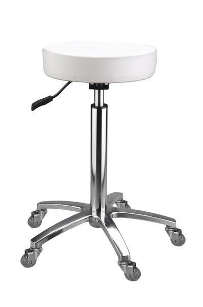 Tabouret CONFORT Skai Blanc