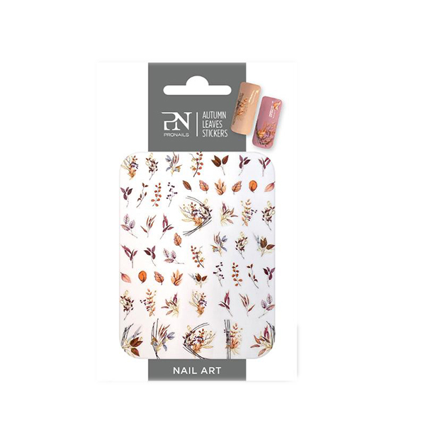 Autocollants Nail Art Feuilles Automne Pronails