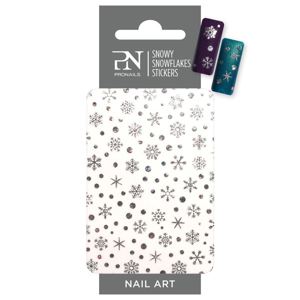 Decor Stickers Ongles Snowy Snowflakes ProNails