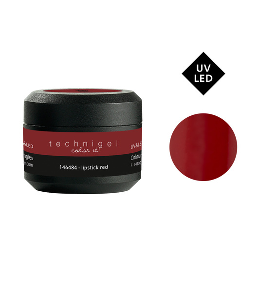 Gel de Couleur pour Ongles Uv&amp;LED Color It Lipstick Red Peggy Sage 5g