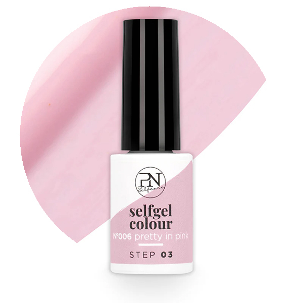 Vernis Semi-Permanent Selfgel 6 Pretty In Pink PN Selfcare 6ml