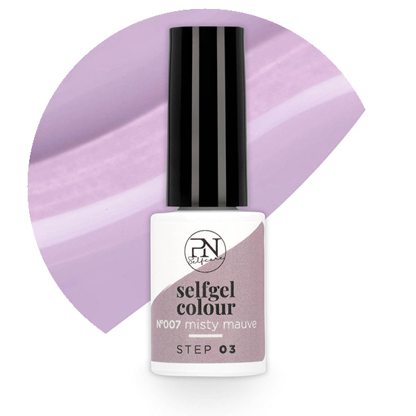 Vernis Semi-Permanent Selfgel 7 Misty Mauve  PN Selfcare 6ml