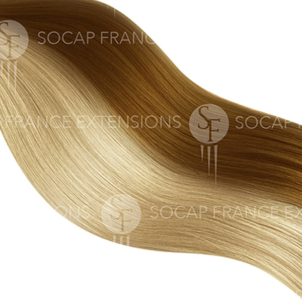 Extention Adhésive Soft Hair N°14/1001 Blond Clair Naturel/Blond Très Clair Nacré x10