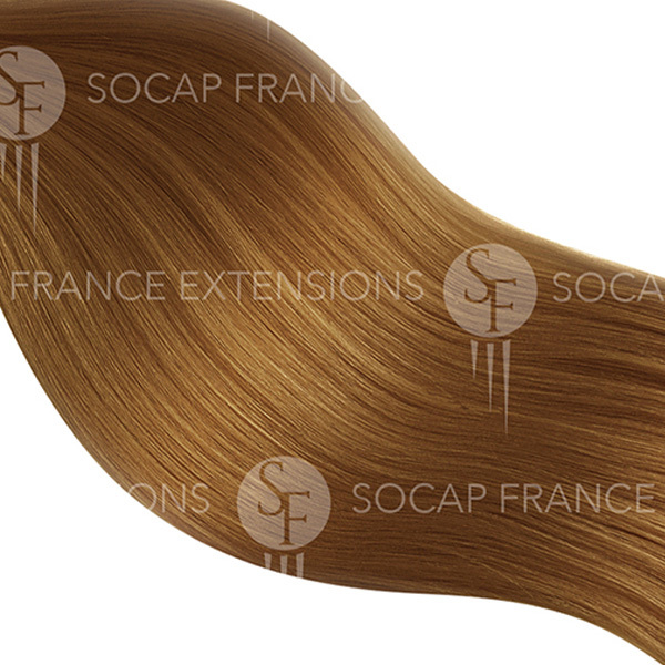 Extention Adhésive Soft Hair N°27 Blond Clair Doré Intense x10