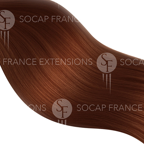 Extention Adhésive Soft Hair N°33 Blond Foncé Doré Acajou x10