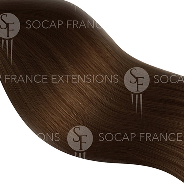 Extention Adhésive Soft Hair N°°6 Châtain Clair x10