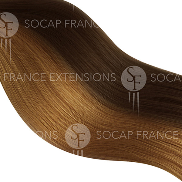 Extention Adhésive Soft Hair N°6/27 Châtain Clair/Blond Clair Miel x10