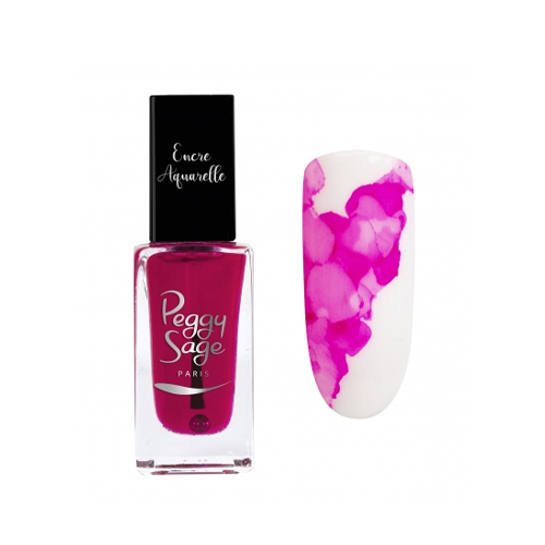 Encre Aquarelle pour Ongles Pink Peggy Sage 10ml