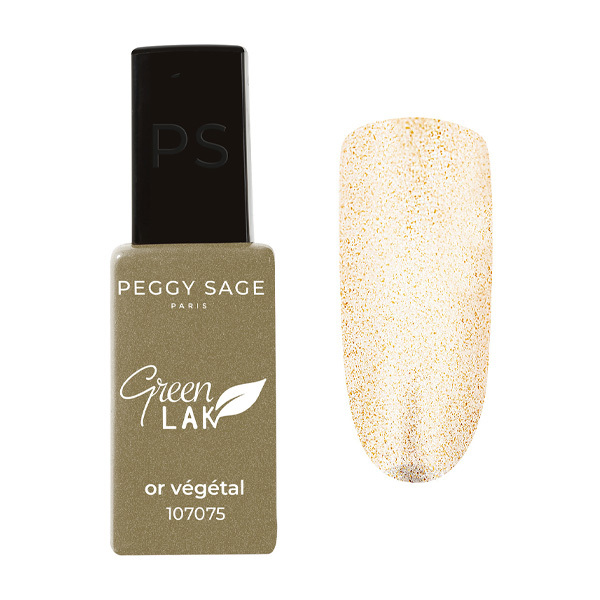 Vernis à Ongles Or Végétal N°075 Green LAK Peggy Sage 10ml