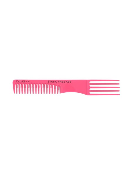 Peigne Fourchette Plastique ABS Rose N°20 Vertix