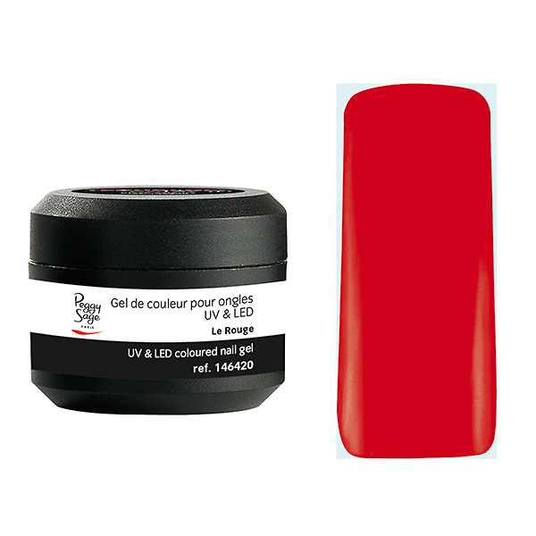 Gel de Couleur pour Ongles Uv&LED Color It Le Rouge Peggy Sage 5g