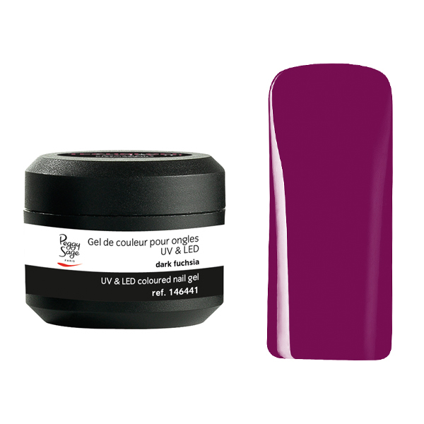 Gel de Couleur pour Ongles Uv&amp;LED Color It Dark Fuchsia Peggy Sage 5g