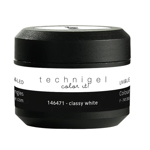 Gel de Couleur pour Ongles Uv&amp;LED Classy White Peggy Sage 5g