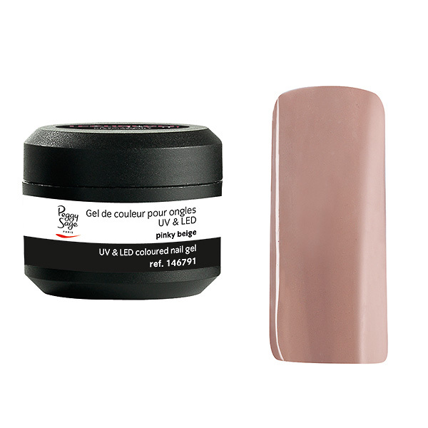 Gel de Couleur pour Ongles Uv&amp;LED Color It Pinky Beige Peggy Sage 5g