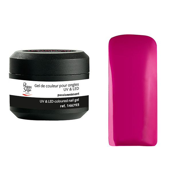 Gel de Couleur pour Ongles Uv&amp;LED Color It Passionnement Peggy Sage 5g