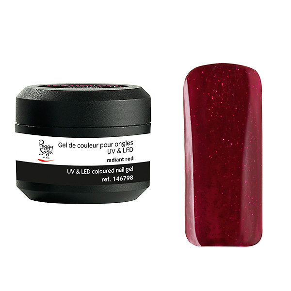 Gel de Couleur pour Ongles Uv&LED Color It Radiant Red Peggy Sage 5g