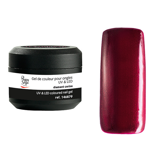 Gel de Couleur pour Ongles Uv&amp;LED Color It Diamant Cerise Peggy Sage 5g