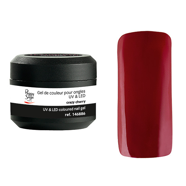 Gel de Couleur pour Ongles Uv&amp;LED Color It Crazy Cherry Peggy Sage 5g