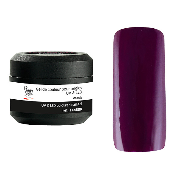 Gel de Couleur pour Ongles Uv&amp;LED Color It Cassis Peggy Sage 5g