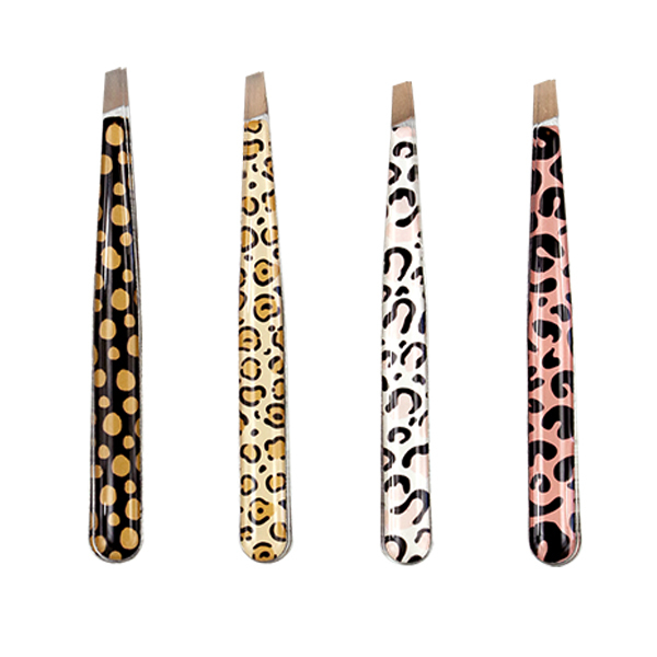 Pince à Epiler Motifs Leopard Divers Coloris LCDT