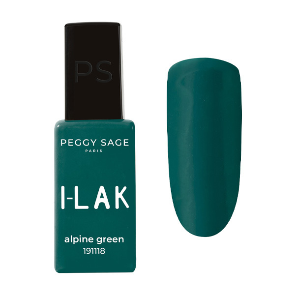 Vernis Semi-Permanent I-LAK Alpine Green Peggy Sage 11ml