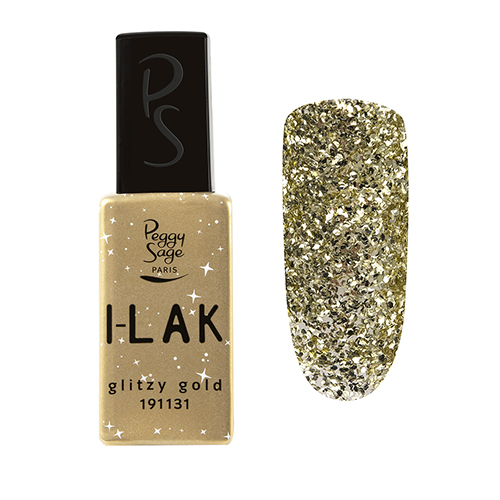 ILak Soak Off Gel Polish Glitzy Gold Peggy Sage 11ml