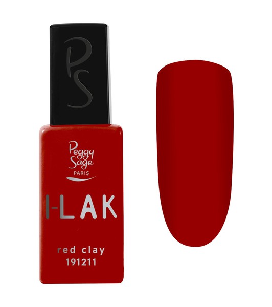 ILak Soak Off Gel Polish Red Clay Peggy Sage 11ml