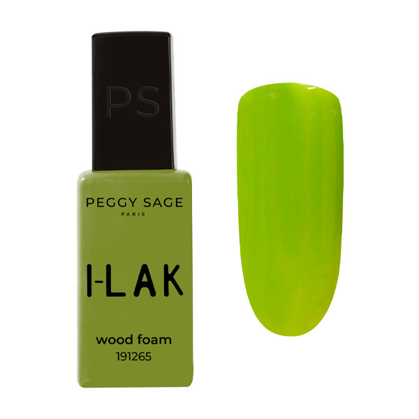 Vernis semi-permanent laqué I-LAK wood foam Peggy Sage 11ml