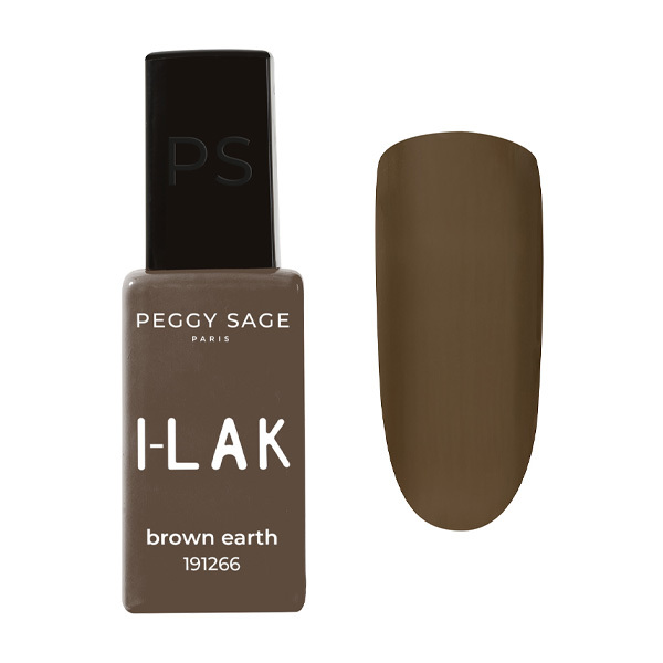 Vernis semi-permanent laqué I-LAK brown earth Peggy Sage 11ml