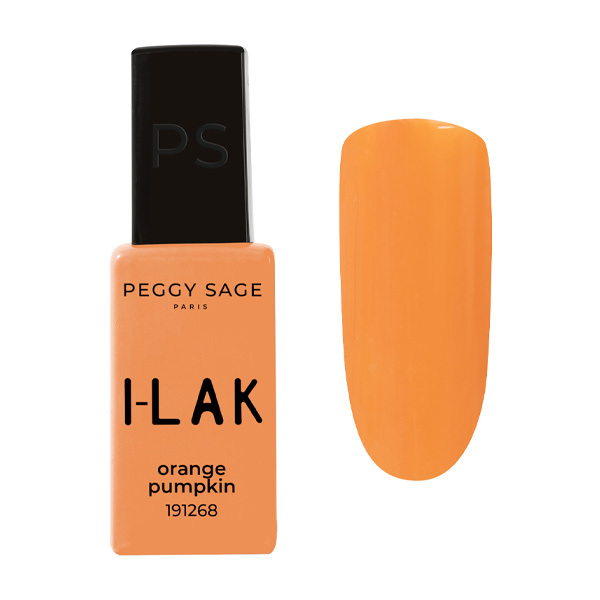 Vernis semi-permanent laqué I-LAK orange pumpkin Peggy Sage 11ml