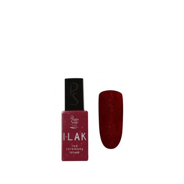 ILak Soak Off Gel Polish Red Ceremony Peggy Sage 11ml