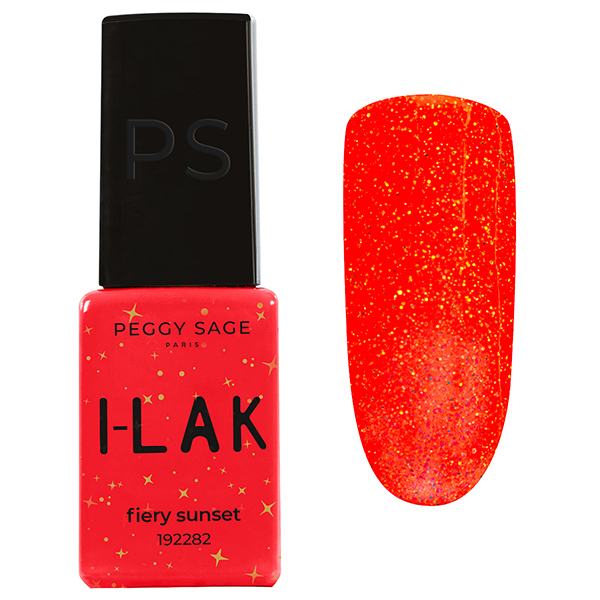 Vernis semi-permanent I-LAK 2282  Fiery Sunset Peggy Sage 5ml