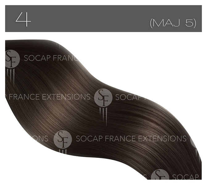 Mèches Cheveux Naturelles Premium N°4SoCap