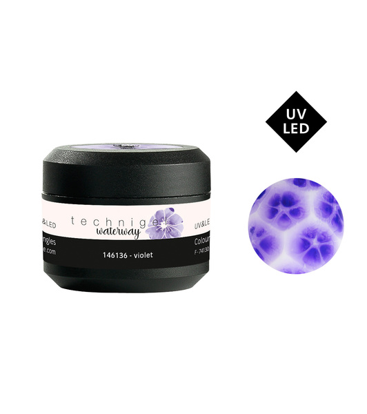 Gel Uv&amp;LED pour Ongles Waterway Violet Peggy Sage 5g