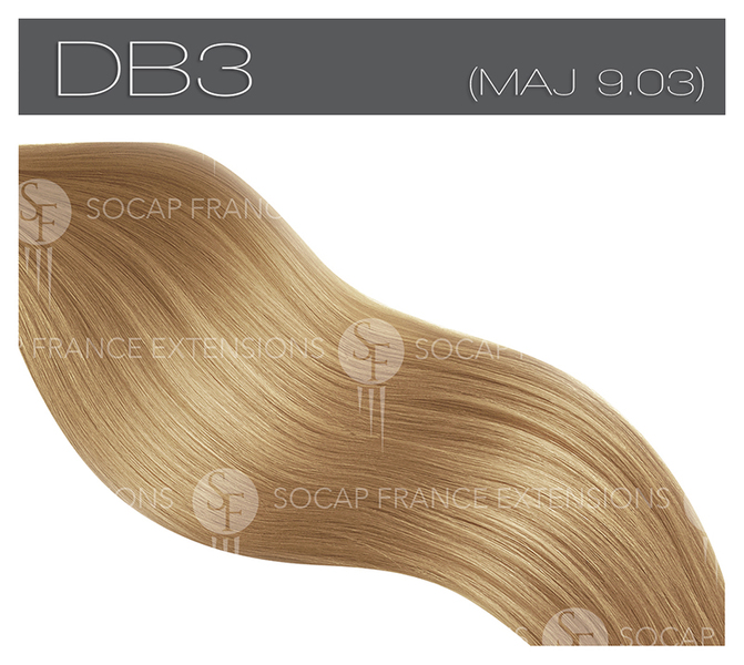 Mèches Cheveux Naturelles Premium N°DB3SoCap