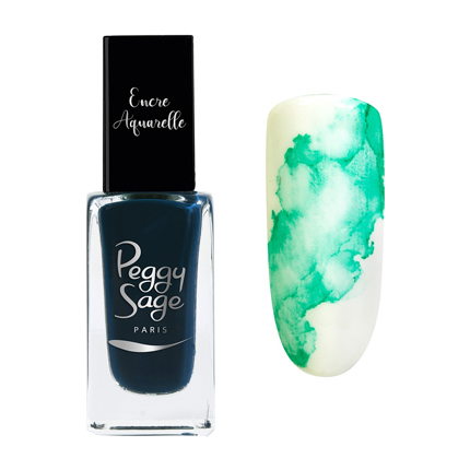 Encre Aquarelle pour Ongles Green Peggy Sage 10ml