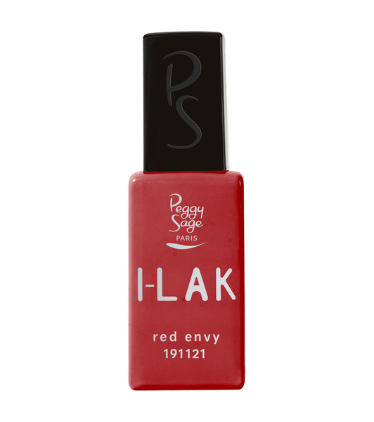 ILak Soak Off Gel Polish Red envy Peggy Sage 11ml