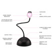 Lampe Nail Art Led Popit Noire à Laser Orientable