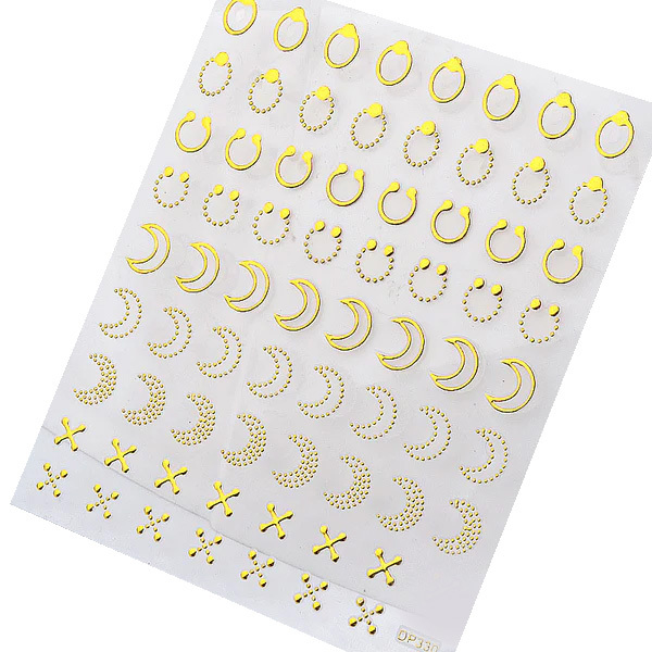 NB DECOR STICKER GEOMETRIC OR  DP330 +++