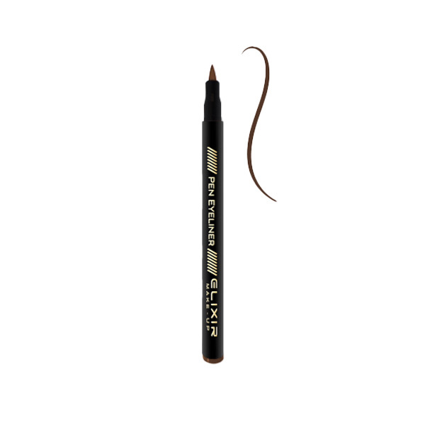 Pen Eyeliner Feutre Marron Elixir