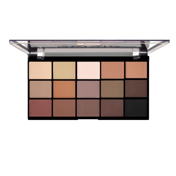 Palette Fards à Paupières 15 Tons Nude Marron 872H Elixir