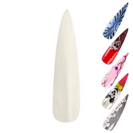 Tips Naturelles Longs Stiletto Peggy Sage x 50 x 50