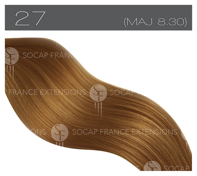 Mèches Cheveux Naturelles Premium N°27SoCap