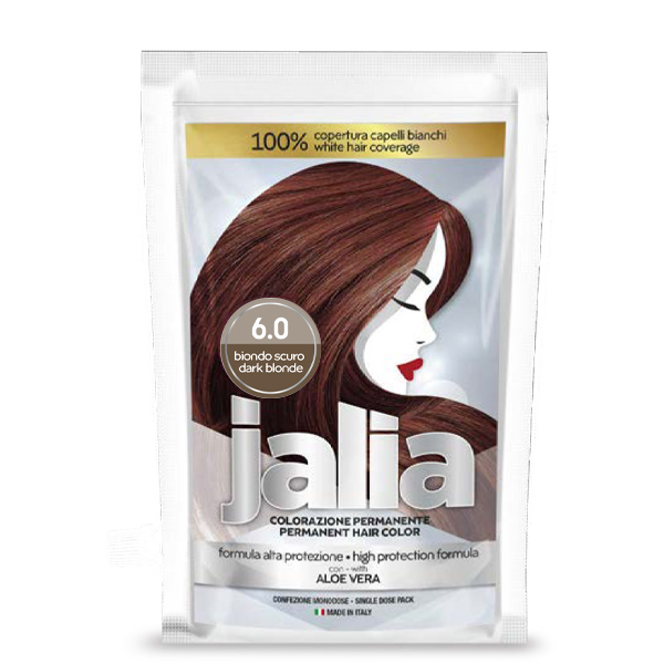 Kit de Coloration Permanente JALIA 6.0 Blond Foncé