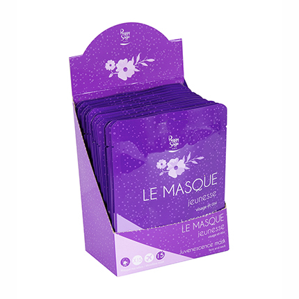 Présentoir Le Masque Jeunesse Visage et Cou Peggy Sage 15 x 38g