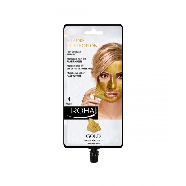 Masque Crème Peel-Off Raffermissant Or 24K Divine Iroha Nature