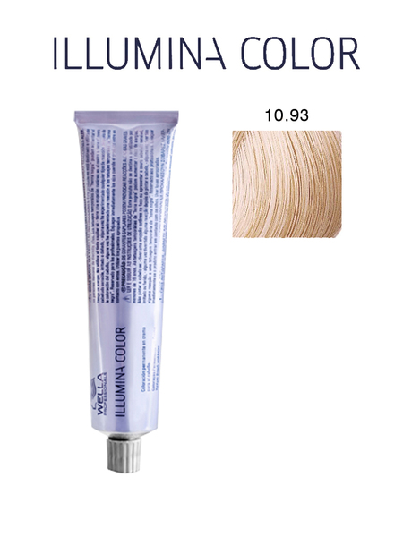 Coloration Illumina N°10.93 Wella 60ml